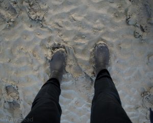 kamik boots mud mont saint-michel