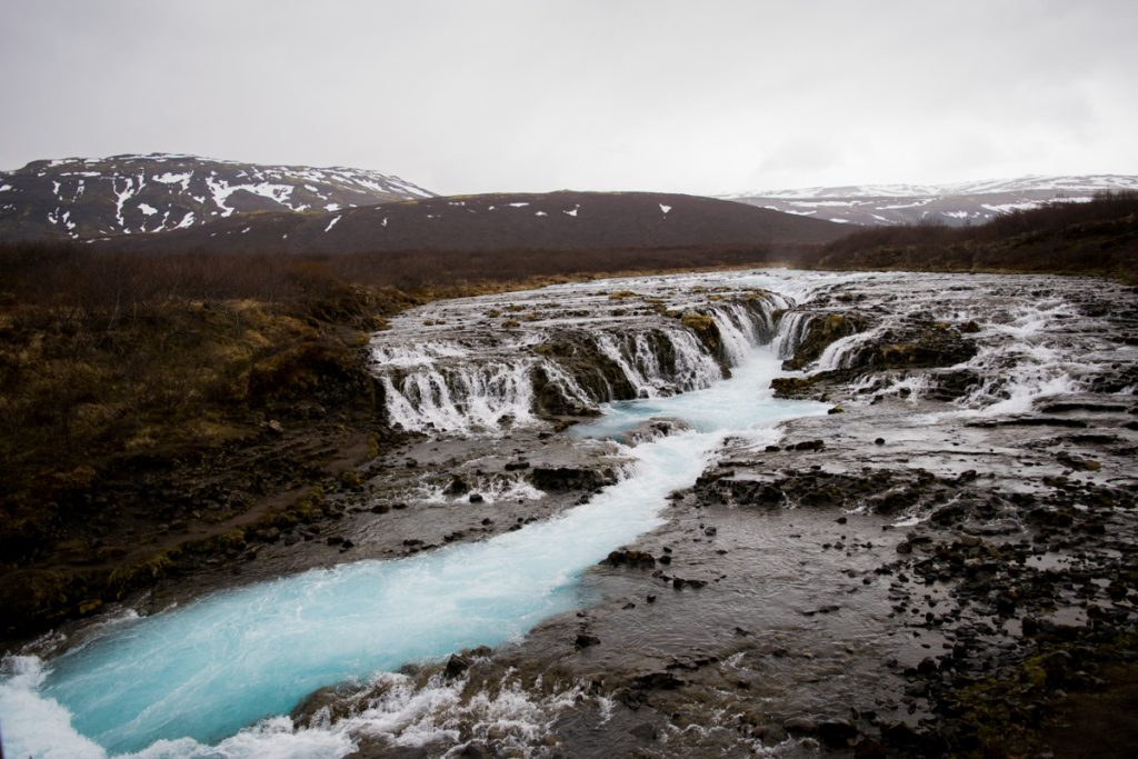 Brúarfoss: the bluest water I've ever seen
